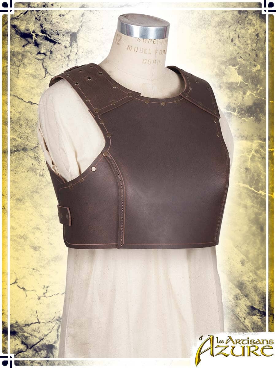 Classic Cuirass - Torso Female Armors Les Artisans d'Azure Brown 2XLarge Short