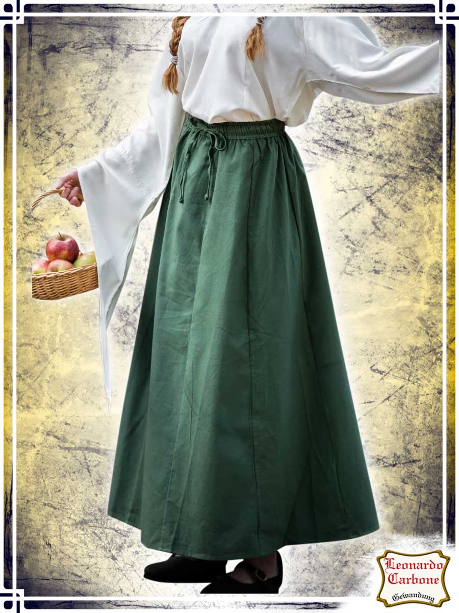 Heavy Cotton Skirt Skirts & Pants Leonardo Carbone Green Small|Medium 