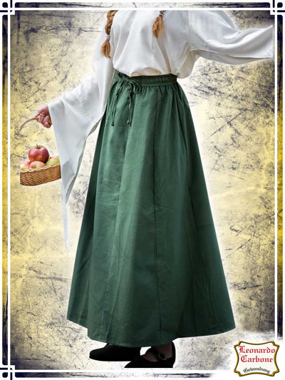Heavy Cotton Skirt Skirts & Pants Leonardo Carbone Green Small|Medium 