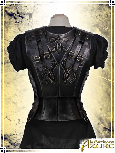 Light Shieldmaiden Leather Armor - Epic/Ashen Female Armors Les Artisans d'Azure 