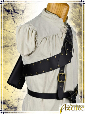 Laced Quiver Quivers Les Artisans d'Azure Black Left Hand