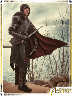 Assassin Leather Hood Hoods Les Artisans d'Azure