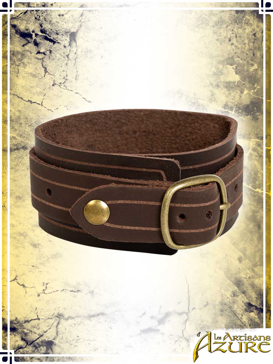 Bracelet with 1 strap Jewelry Les Artisans d'Azure Brown