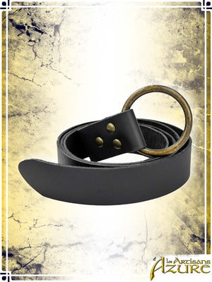 Ring Belt Belts Les Artisans d'Azure Black
