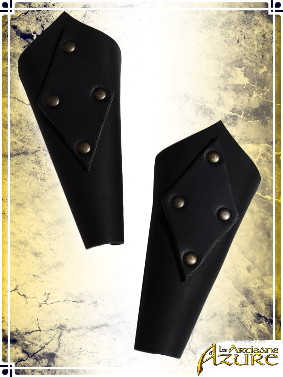 Children Bracers - Diamond Kid Armors Les Artisans d'Azure Black