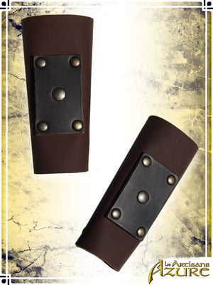 Children Bracers - Rectangle Kid Armors Les Artisans d'Azure Brown