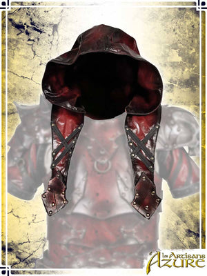 Bloodwalker Leather Hood Hoods Les Artisans d'Azure