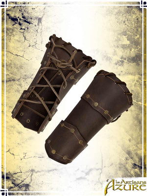 Scoundrel Bracers Leather Bracers Les Artisans d'Azure