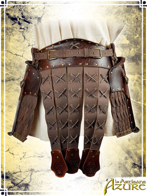 Viking Large Belt with Tassets Combat Belts Les Artisans d'Azure