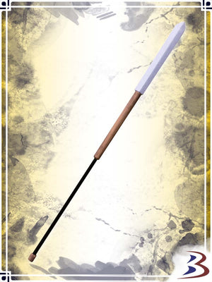 7 feet Glaive - Wood Effect - B3 Polearms B3 Imagination Studio