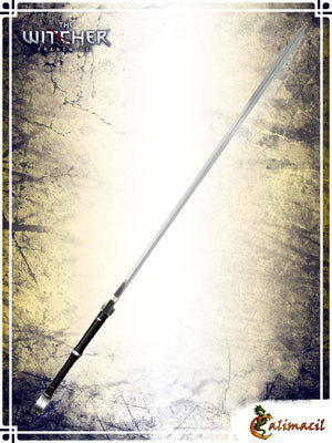 The Witcher - Geralt's Silver Sword (Medallion) Two Handed Swords Calimacil
