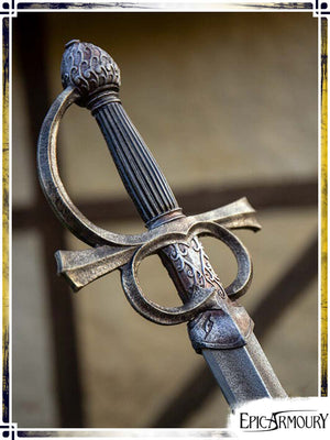 Rillet Rapier Swords (Web) Epic Armoury Black Medium