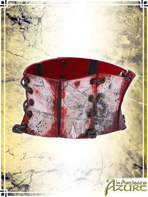 Short Corset Belt Manuscript – Shadows Page Corsets & Large Belts Les Artisans d'Azure
