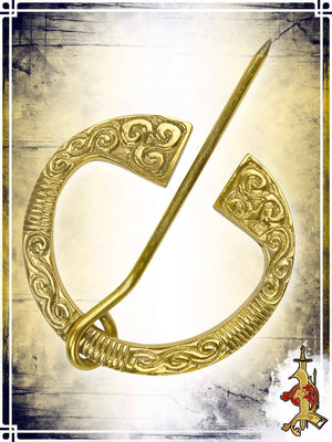 Brass Triskele Fibula Fibulas & Brooches Lord of Battles