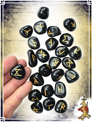 25 Etched Viking Runestones with Bag Games & Other Accessories Lord of Battles