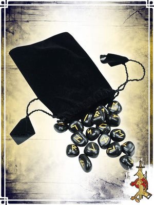 25 Etched Viking Runestones with Bag Games & Other Accessories Lord of Battles