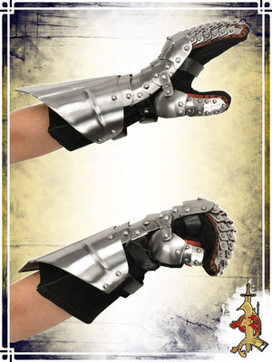 Combat Gauntlets – 18ga Plate Bracers Lord of Battles