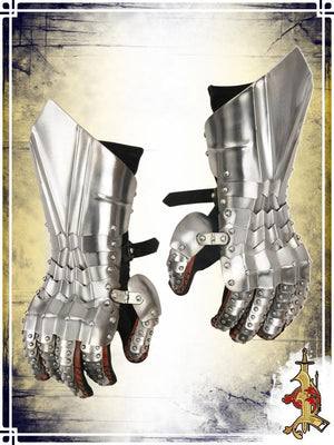 Combat Gauntlets – 18ga Plate Bracers Lord of Battles