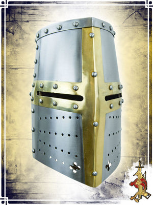 14th Great Helm 16ga – LB Plate Helmets Lord of Battles
