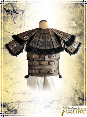 Nomad Armor with Sleeves & Pauldrons Leather Armors Les Artisans d'Azure