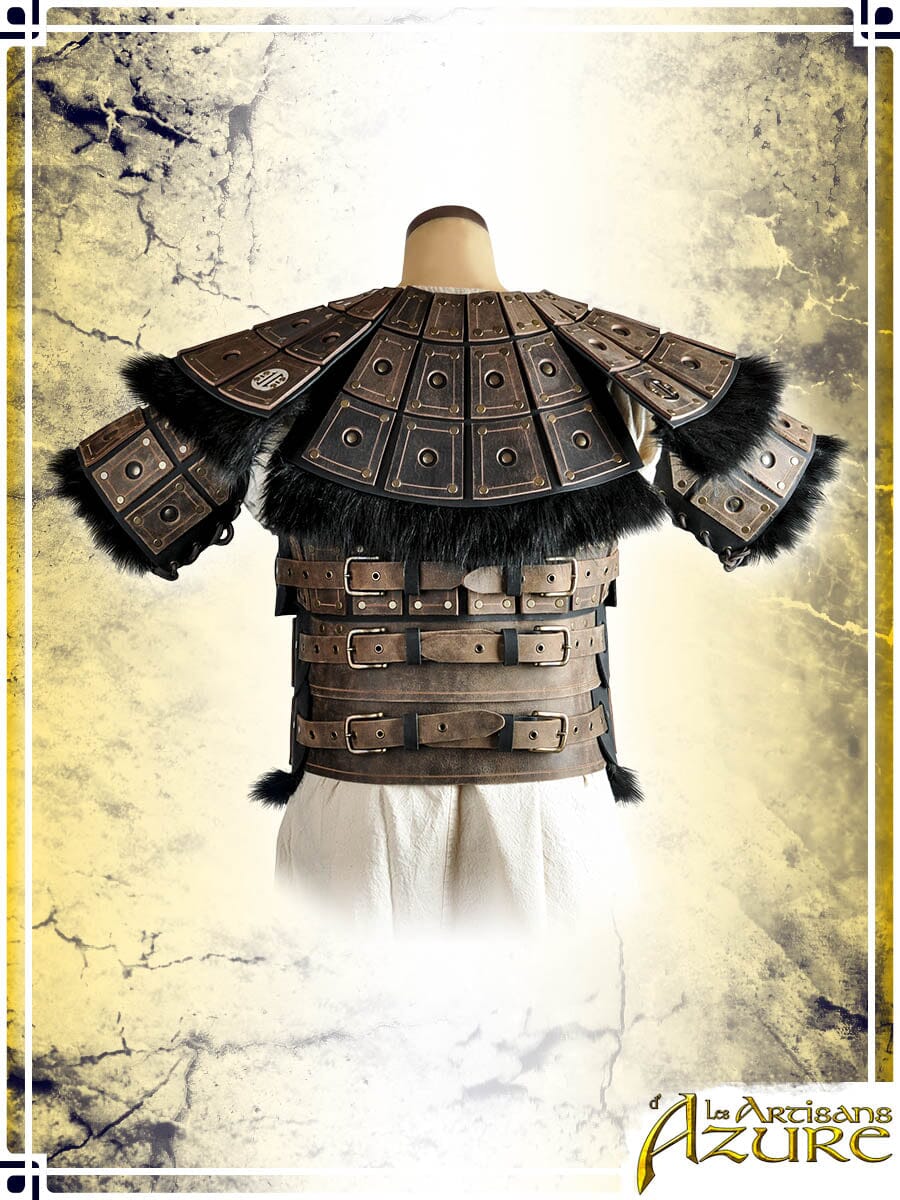 Nomad Armor with Sleeves & Pauldrons Leather Armors Les Artisans d'Azure