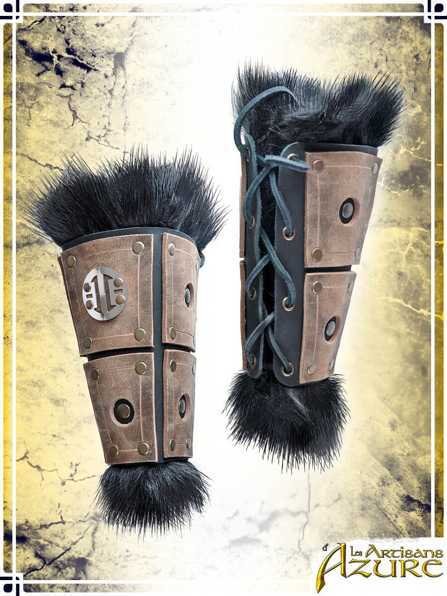 Nomad Bracers Leather Bracers Les Artisans d'Azure