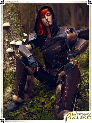Outlaw Bracers Leather Bracers Les Artisans d'Azure