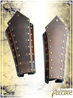 Outlaw Bracers Leather Bracers Les Artisans d'Azure
