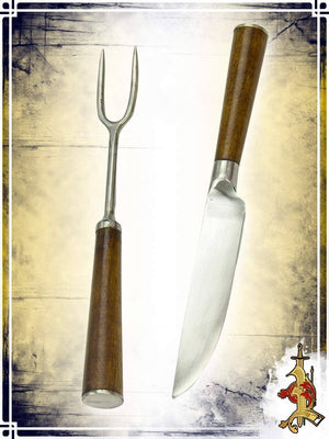 Stainless Steel Medieval Cutlery Set Cutlery & Tankards Lord of Battles