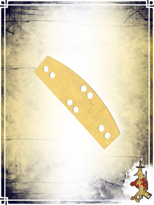 Brass Lamellar Plates 20ga - LB (Pack of 20) Scales & Straps Lord of Battles
