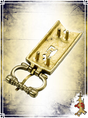 Brass Medieval Chivalric Buckle 1in – LB Buckles & Belt Tips Lord of Battles