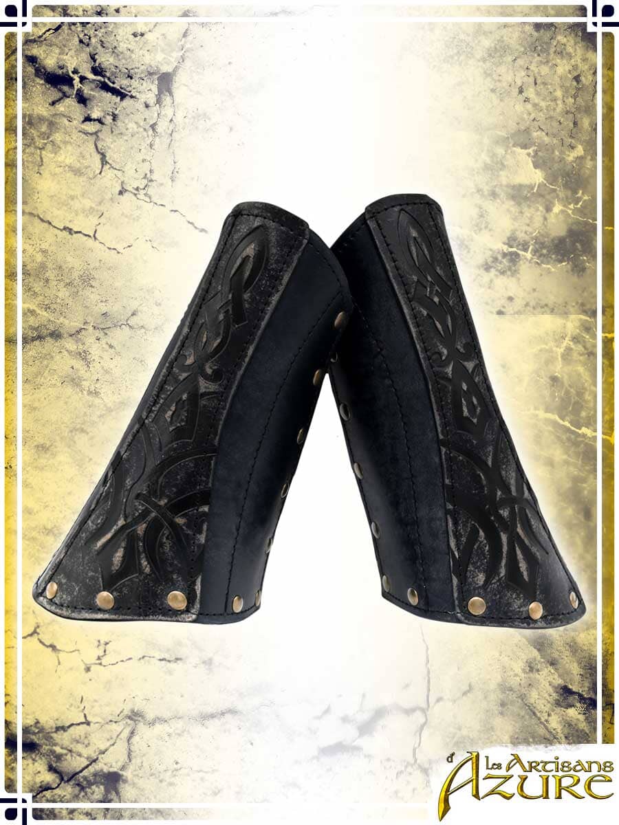 Shieldmaiden Bracers - Epic/Ashen Leather Bracers Les Artisans d'Azure