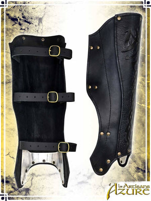 Shieldmaiden Greaves - Epic/Ashen Leather Greaves Les Artisans d'Azure