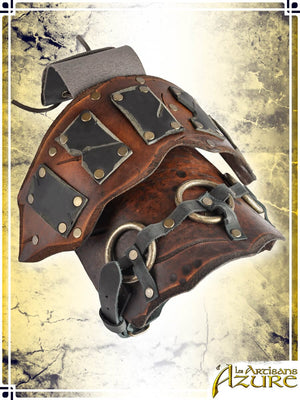 Destroyer Pauldron Extension with rings Plate Pauldrons Les Artisans d'Azure
