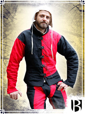 Landsknecht Jerkin Imperialis Vests Burgschneider Red|Black Small