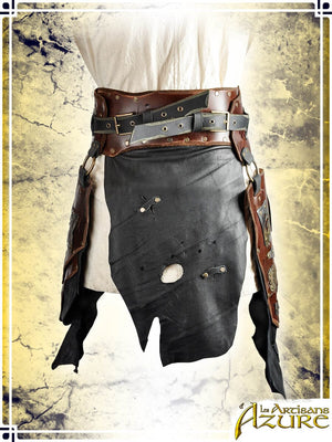 Destroyer Large Belt with Tassets Combat Belts Les Artisans d'Azure
