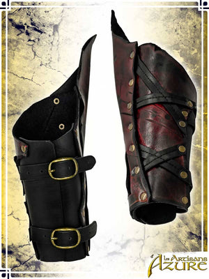 Bloodwalker Bracers Leather Bracers Les Artisans d'Azure