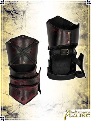 Bloodwalker Gauntlets Leather Bracers Les Artisans d'Azure