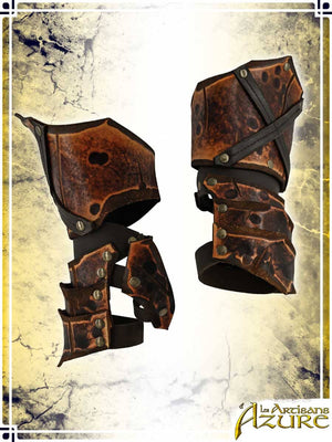 Wildwalker Gauntlets Leather Bracers Les Artisans d'Azure