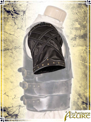 Ashwalker Leather Sleeves Leather Pauldrons Les Artisans d'Azure