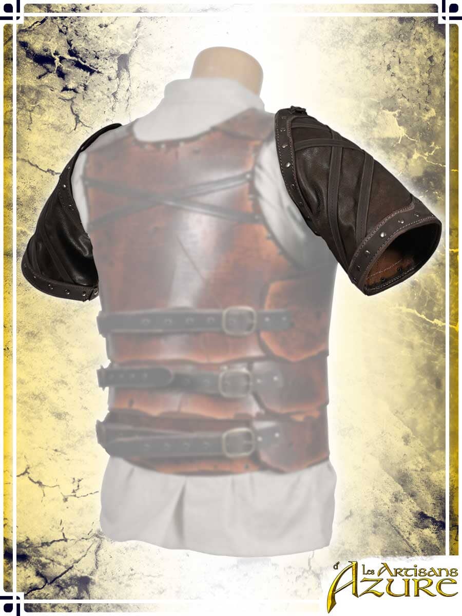 Wildwalker Leather Sleeves Leather Pauldrons Les Artisans d'Azure