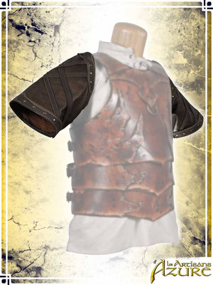 Wildwalker Leather Sleeves Leather Pauldrons Les Artisans d'Azure