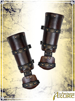 Legion Bracers Leather Bracers Les Artisans d'Azure