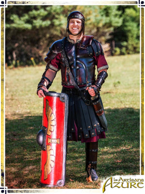 Legion Greaves Leather Greaves Les Artisans d'Azure