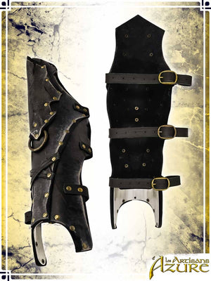 Ashwalker Greaves Leather Greaves Les Artisans d'Azure