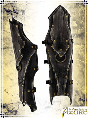 Ashwalker Greaves Leather Greaves Les Artisans d'Azure