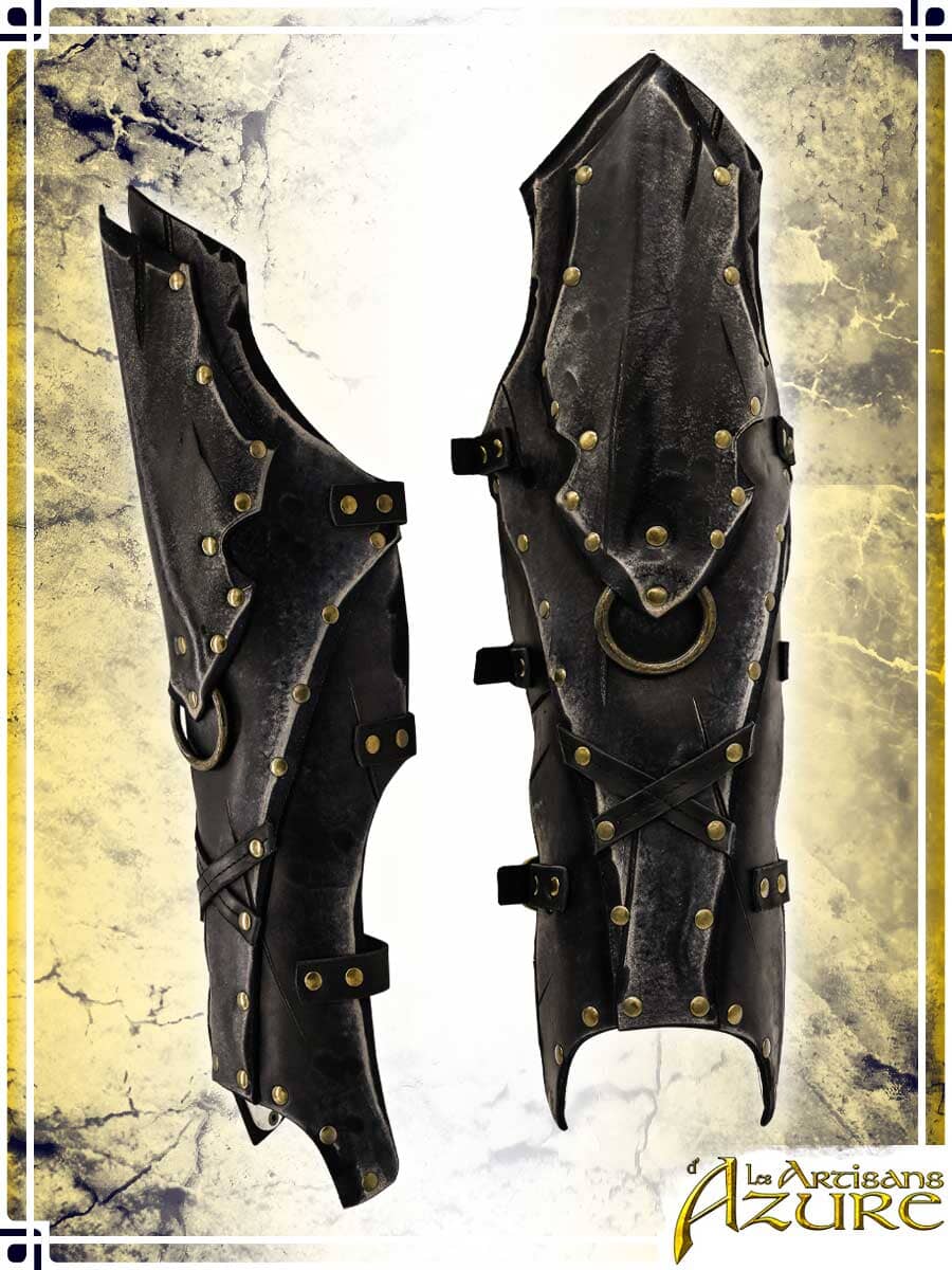 Ashwalker Greaves Leather Greaves Les Artisans d'Azure