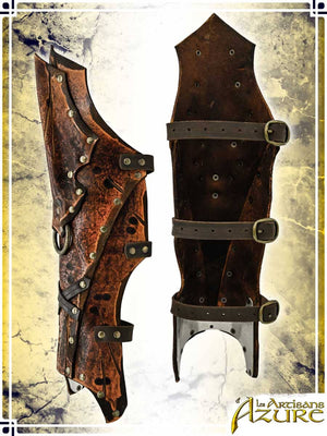Wildwalker Greaves Leather Greaves Les Artisans d'Azure