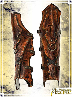 Wildwalker Greaves Leather Greaves Les Artisans d'Azure