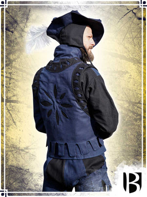 Landsknecht Vest Imperialis Vests Burgschneider Blue|Black Small